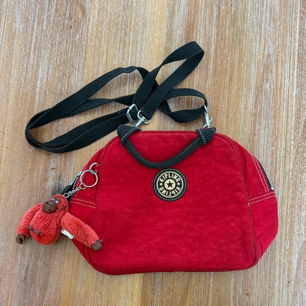 Red Kipling Small Crossbody